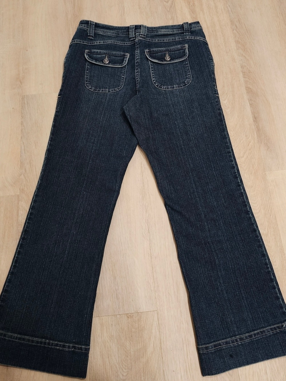 MXM Dark Wash Wide Leg Jeans - Picture 6 of 10
